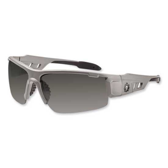 Picture of Skullerz Dagr Safety Glasses, Matte Gray Nylon Impact Frame, Polarized Smoke Polycarbonate Lens, Ships in 1-3 Business Days