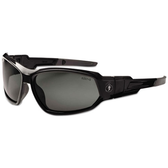 Picture of Skullerz Loki Safety Glass/Goggle, Black Frame/Smoke Lns, Anti-fog, Nylon/Polycarb, Ships in 1-3 Business Days