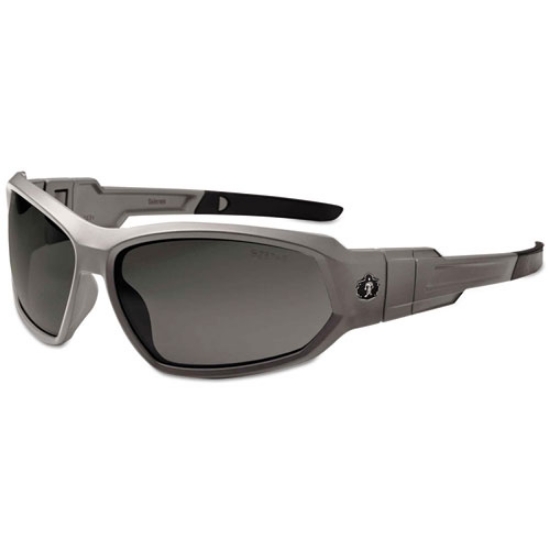 Picture of Skullerz Loki Safety Glass/Goggle, Matte Gray Frame/Smoke Lns, Fenlon/Polycarb, Ships in 1-3 Business Days
