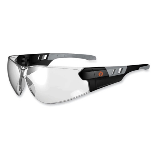 Picture of Skullerz Saga Frameless Safety Glasses, Black Nylon Impact Frame, Indoor/Outdoor Polycarb Lens, Ships in 1-3 Business Days