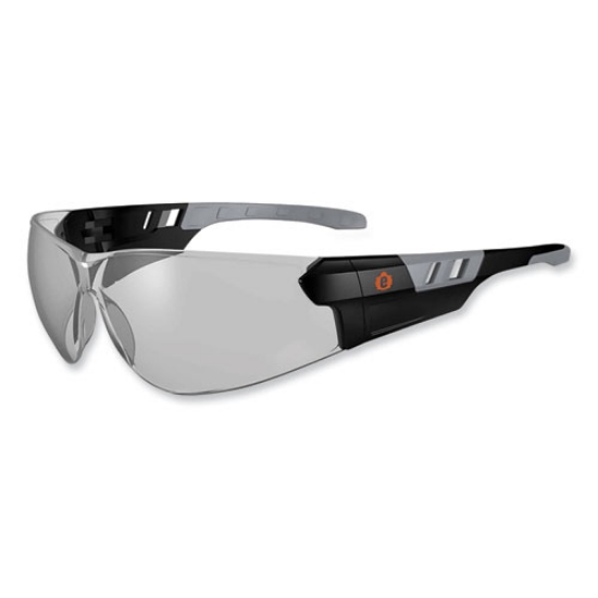 Picture of Skullerz Saga Frameless Safety Glasses, Black Nylon Impact Frame, AntiFog Indr/Outdr Polycarb Lens,Ships in 1-3 Business Days