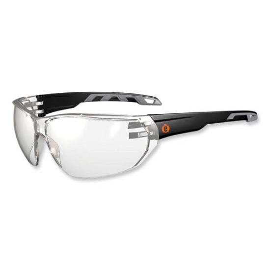 Picture of Skullerz Vali Frameless Safety Glasses, Black Nylon Impact Frame, Indoor/Outdoor Polycarb Lens, Ships in 1-3 Business Days