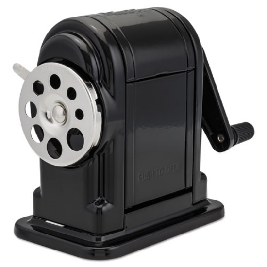 Picture of Ranger 55 Classroom Manual Pencil Sharpener, Manually-Powered, 3.25 X 6 X 5.5, Black