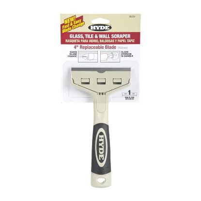 Picture of HYDE TOOLS INC 33250 GLASS SCRAPER 4"W (PK-10-EA)