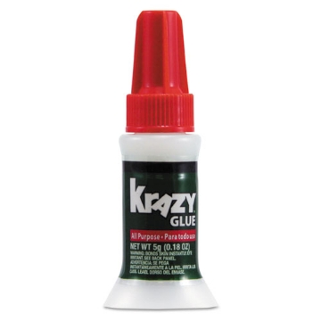 Picture of All Purpose Brush-On Krazy Glue, 0.17 Oz, Dries Clear