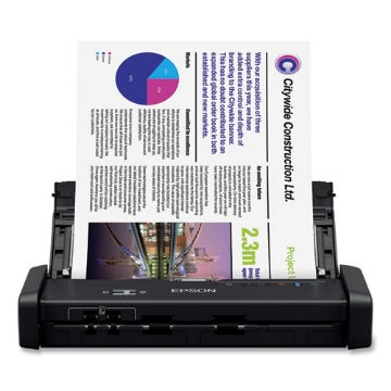Picture of Ds-320 Portable Duplex Document Scanner, 1200 Dpi Optical Resolution, 20-Sheet Duplex Auto Document Feeder