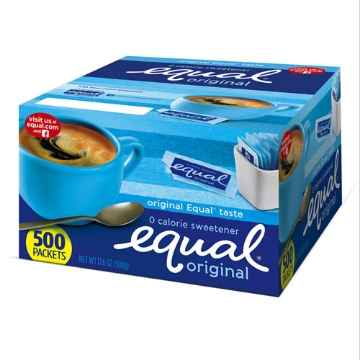 Picture of Zero Calorie Sweetener, 0.035 Oz Packets, 500/box