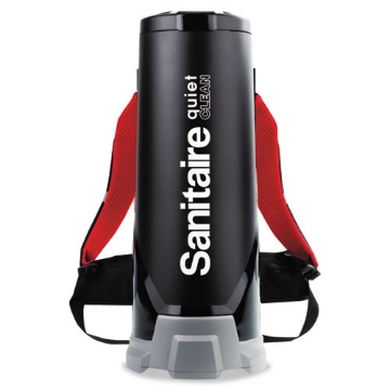 Picture of Transport Quietclean Hepa Backpack Vacuum Sc535a, 10 Qt Tank Capacity, Black