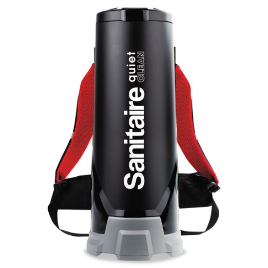 Picture of Transport Quietclean Hepa Backpack Vacuum Sc535a, 10 Qt Tank Capacity, Black