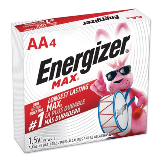 Picture of Max Aa Alkaline Batteries 1.5 V, 4/pack