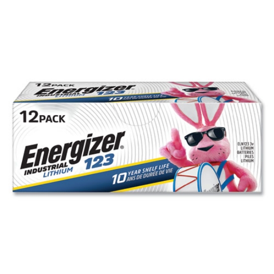 Picture of Industrial Lithium Cr123 Photo Battery, 3 V, 12/pack