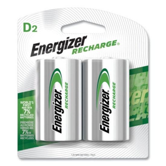 Picture of Nimh Rechargeable D Batteries, 1.2 V, 2/pack