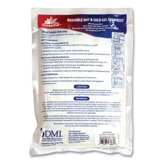 Picture of Reusable Hot/Cold Pack, 8.63 x 8.63, White