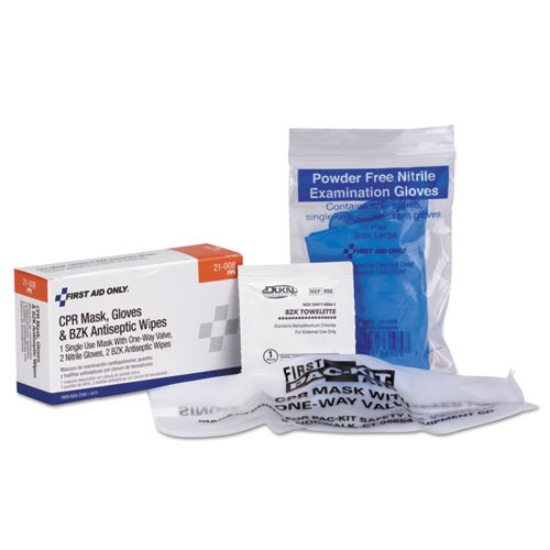 Picture of Cpr Mask With Gloves And Wipes, 2 Gloves, 2 Wipes