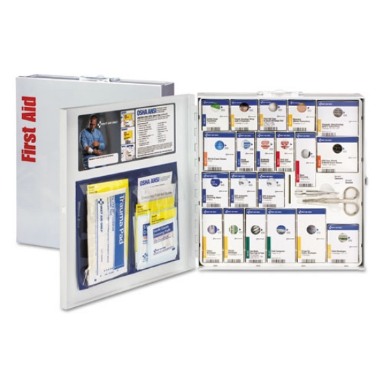 Picture of Ansi 2015 Smartcompliance General Business First Aid Station For 50 People, No Medication, 202 Pieces, Metal Case