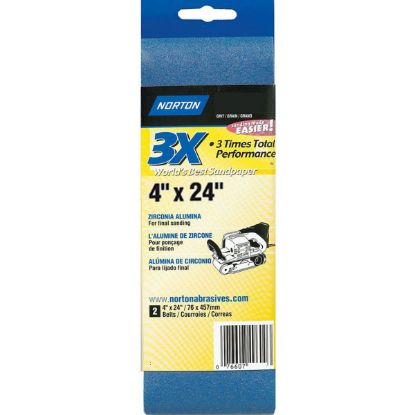 Picture of Norton Company 07660705473 SNDBELT 24X4" PS 50G 2PK (EA)