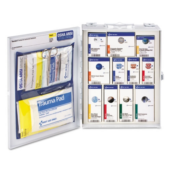Picture of Ansi 2015 Smartcompliance Food Service Cabinet W/o Medication, 25 People, 94 Pieces, Metal Case