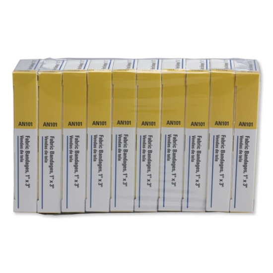 Picture of First-Aid Refill Fabric Adhesive Bandages, 1 X 3, 160/pack