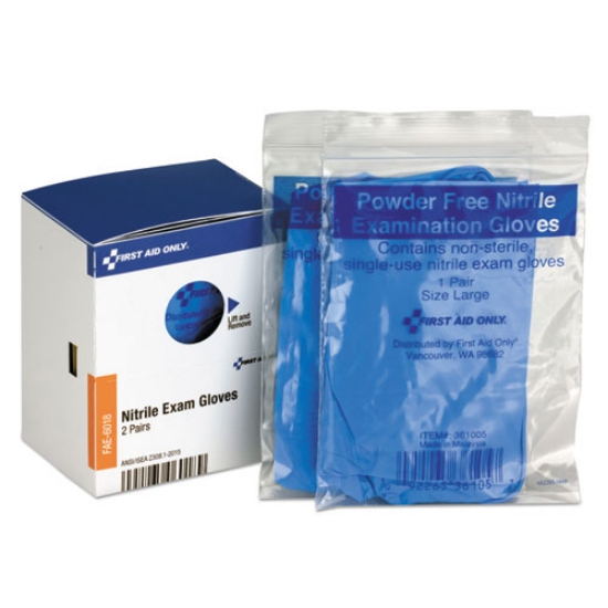 Picture of Smartcompliance Nitrile Lightweight Gloves, One Size, 2/box