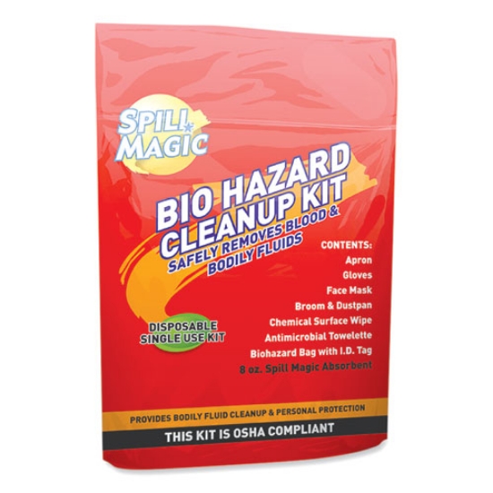 Picture of Biohazard Spill CleanUp, 0.75 x 6 x 9