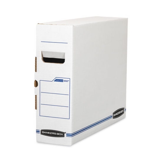 Picture of X-Ray Storage Boxes, 5" X 18.75" X 14.88", White/blue, 6/carton