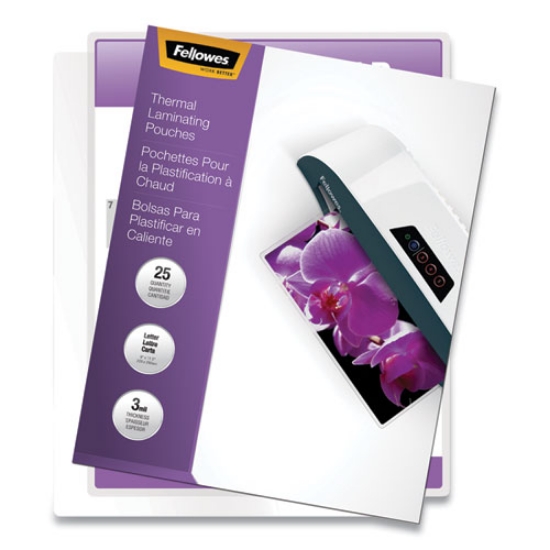 Picture of Imagelast Laminating Pouches With Uv Protection, 3 Mil, 9" X 11.5", Clear, 25/pack