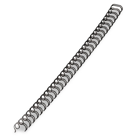 Picture of Wire Bindings, 5/16" Diameter, 50 Sheet Capacity, Black, 25/pack