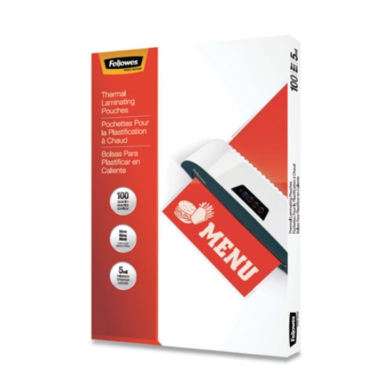 Picture of Thermal Laminating Pouches, 5 Mil, 11.5" X 17.5", Matte Clear, 100/pack