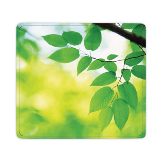 Picture of Recycled Mouse Pad, 9 x 8, Leaves Design