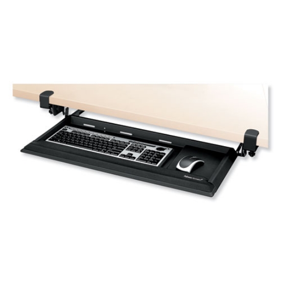 Picture of Designer Suites Deskready Keyboard Drawer, 19.19w X 9.81d, Black Pearl