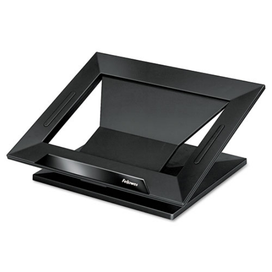 Picture of Designer Suites Laptop Riser, 13.19" X 11.19" X 4", Black Pearl, Supports 25 Lbs