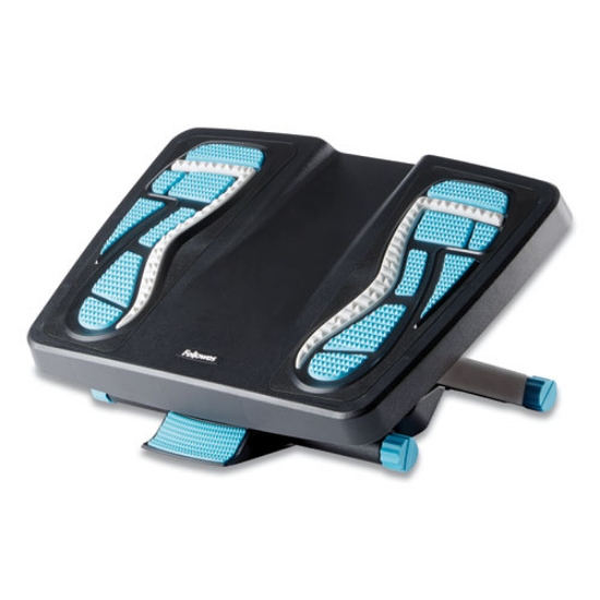 Picture of ENERGIZER FOOT SUPPORT, 17.88W X 13.25D X 4 TO 6.5H, CHARCOAL/BLUE/GRAY