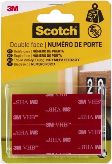 Picture of 3M 414H-ST MOUNTING STRIPS 1X3" 8PC (EA)