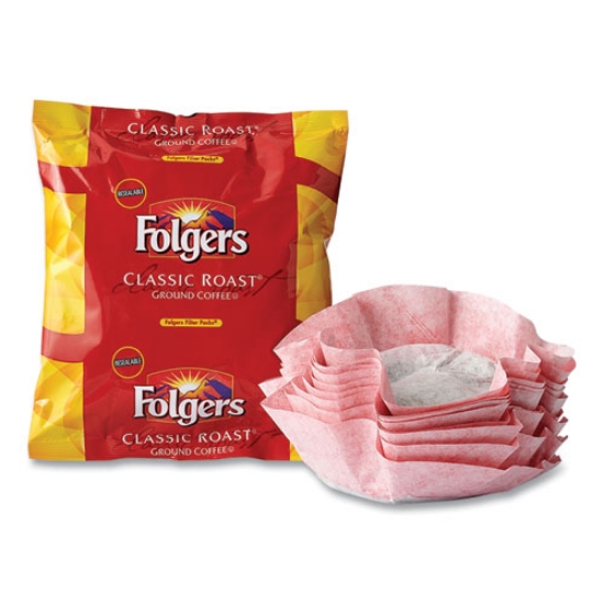 Picture of Coffee Filter Packs, Classic Roast, .9 Oz, 10 Filters/pack, 4 Packs/carton