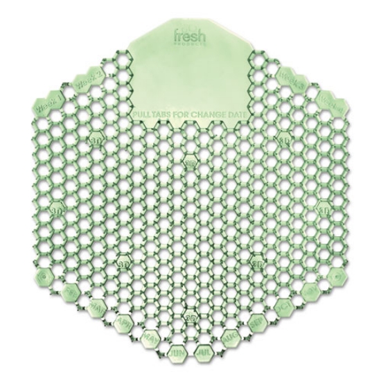 Picture of Wave 3d Urinal Deodorizer Screen, Cucumber Melon Scent, Green, 10/box