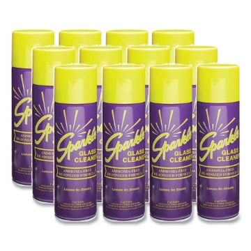 Picture of Glass Cleaner, 20 Oz Aerosol Spray, 12/carton