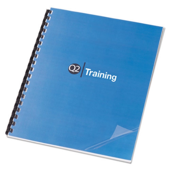 Picture of Clear View Presentation Covers for Binding Systems, Clear, 11 x 8.5, Punched, 100/Box