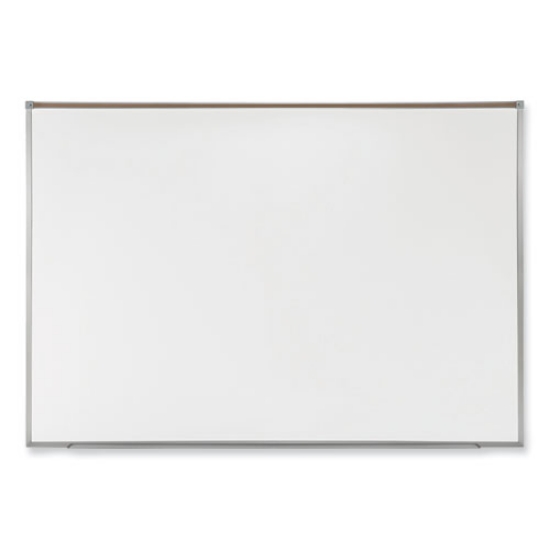 Picture of Proma Magnetic Porcelain Projection Whiteboard w/Satin Aluminum Frame, 96.5 x 48.5, White Surface,Ships in 7-10 Business Days