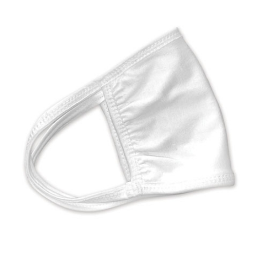 Picture of Cotton Face Mask With Antimicrobial Finish, White, 10/pack