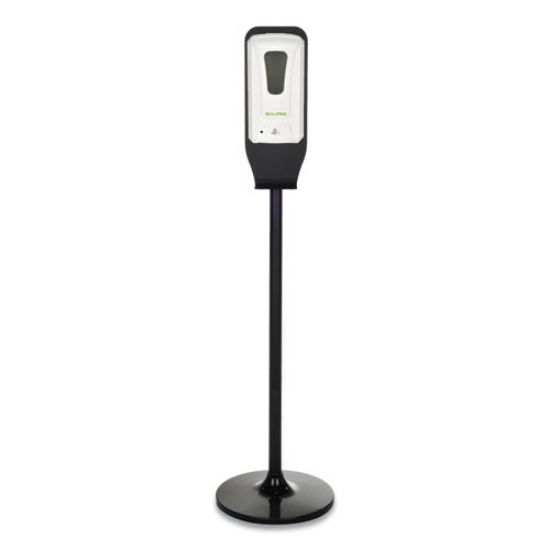 Picture of Automatic Hands-Free Foam Hand Sanitizer/soap Dispenser With Floor Stand, 1,200 Ml, 6 X 4.4 X 45, White/black Stand