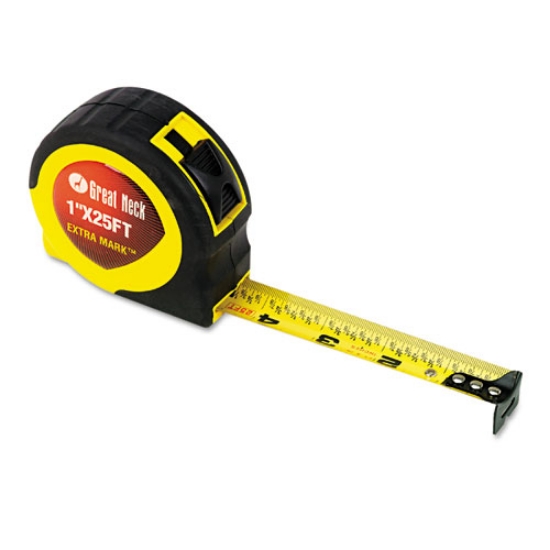 Picture of ExtraMark Power Tape, 1" x 25 ft, Steel, Yellow/Black