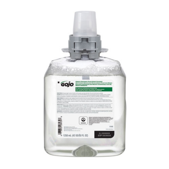 Picture of Green Certified Foam Hand Cleaner, Unscented, 1,250 Ml Refill, 4/carton