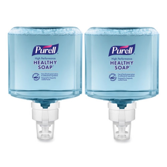 Picture of CLEAN RELEASE Technology (CRT) HEALTHY SOAP High Performance Foam, For ES8 Dispensers, Fragrance-Free, 1,200 mL, 2/Carton