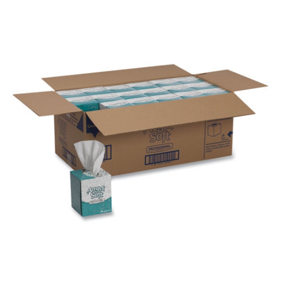 Picture of Premium Facial Tissue In Cube Box, 2-Ply, White, 96 Sheets/box, 36 Boxes/carton
