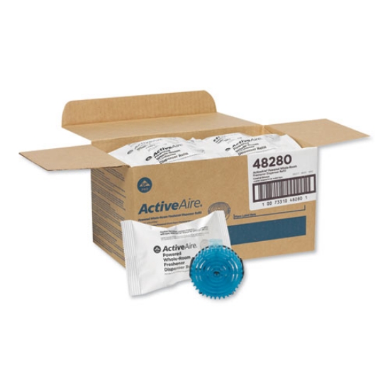 Picture of Activeaire Powered Whole-Room Freshener, Coastal Breeze, Gel, Cartridge, 12/carton