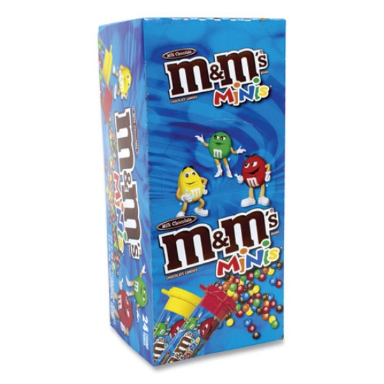Picture of Milk Chocolate Mini Tubes, 1.08 Oz, 24 Tubes/box, Ships In 1-3 Business Days