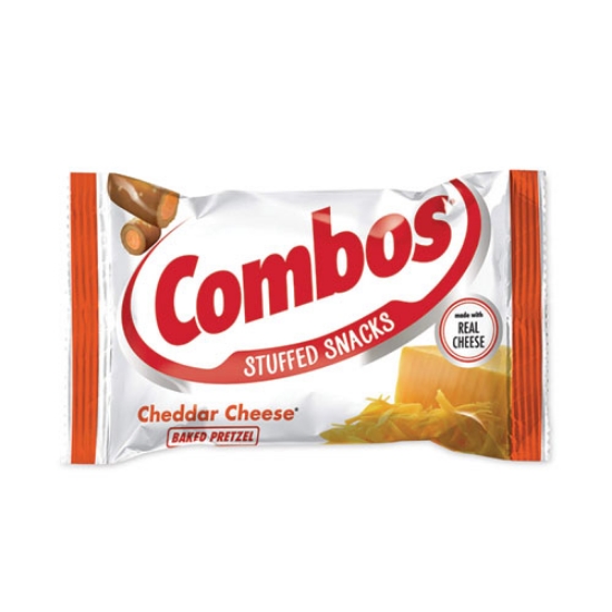 Picture of Baked Snacks, 1.8 Oz Bag, Cheddar Cheese Pretzel, 18 Bags/carton, Ships In 1-3 Business Days