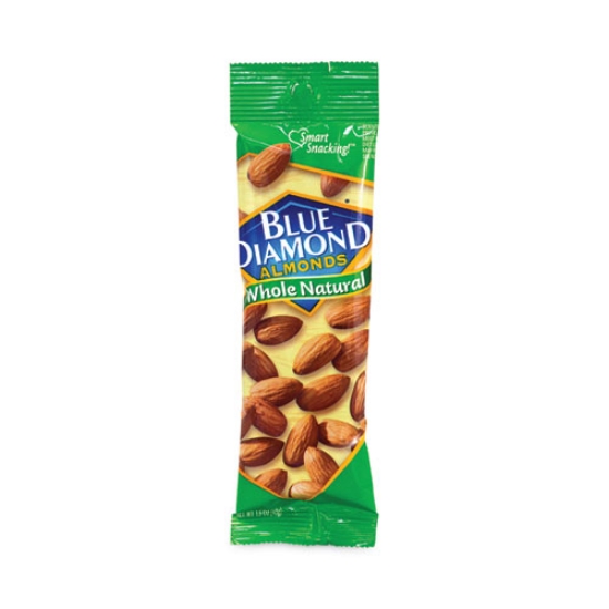 Picture of Whole Natural Almonds, 1.5 oz Bag, 12 Bags/Carton, Ships in 1-3 Business Days