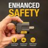 Picture of DEWALT(R) 131 0038 DW2 2 PRT USB C WL CHRG PLST (EA)
