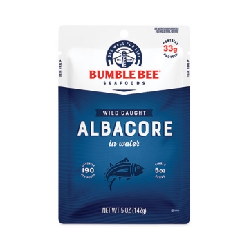 Picture of Premium Albacore Tuna Pouches, 5 oz Pouch, 4/Carton, Ships in 1-3 Business Days